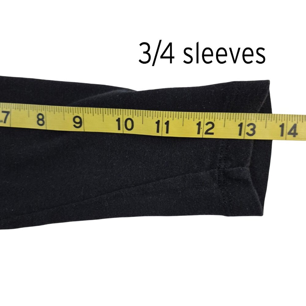 4 Baseball tees 3/4 Sleeve - 1 B+W / 1 White & pink / 2 Gray & Black Size S - Picture 8 of 10